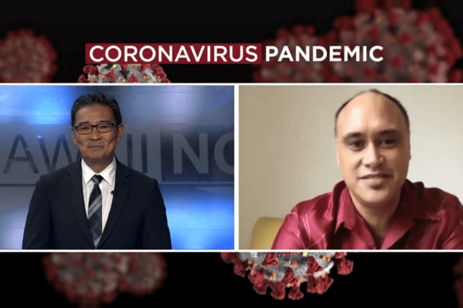 Keone Kealoha of Kanu Hawaii is interviewed on Hawaii News Now about the Coronavirus pandemic