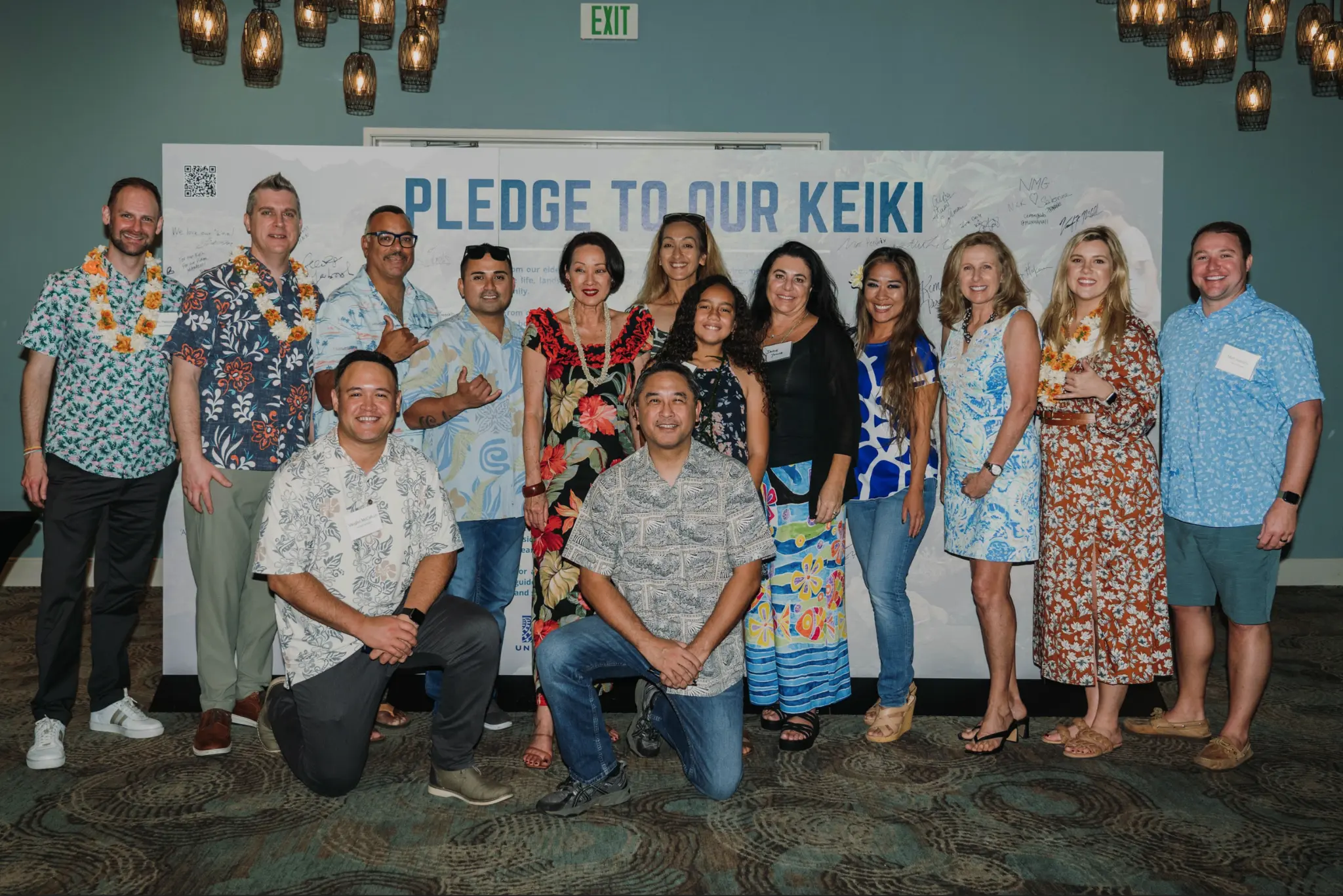 United Airlines employees at Pledge To Our Keiki event