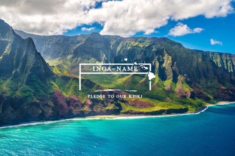 Pledge To Our Keiki