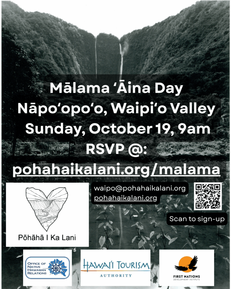 Mālama ʻĀina Day, Nāpoʻopoʻo, Waipiʻo Valley